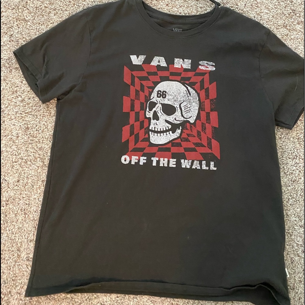 vans skull tshirt